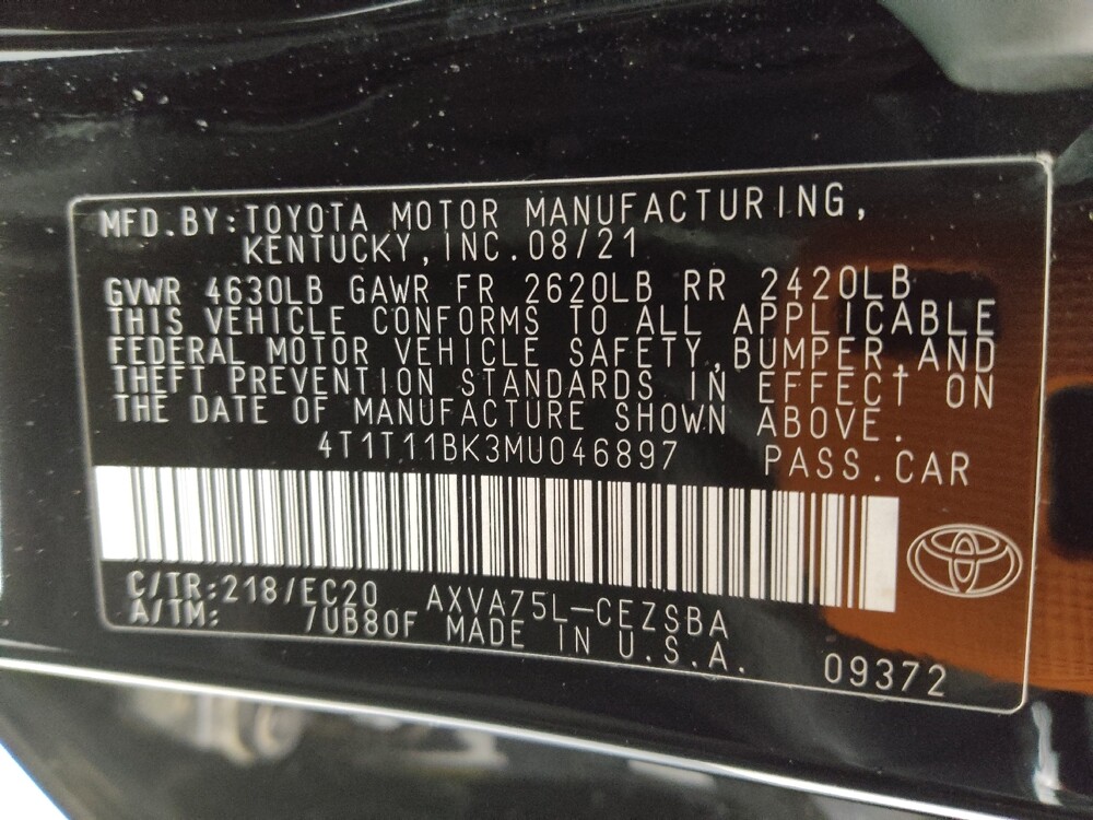 2021 Toyota Camry in St. Louis, MO 63136 - 18111225 33