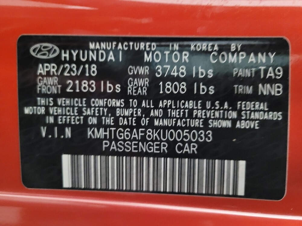 2019 Hyundai Veloster in El Cajon, CA 92020 - 18111249 33