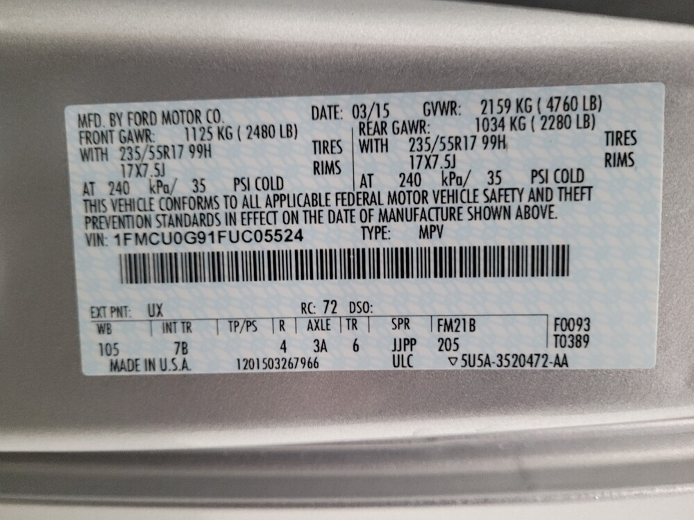 2015 Ford Escape in Torrance, CA 90504 - 18111250 33