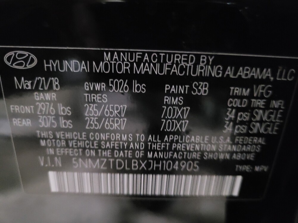 2018 Hyundai Santa Fe in Pittsburgh, PA 15237 - 18111323 33