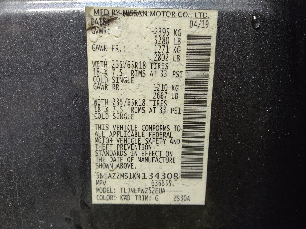 2019 Nissan Murano in Columbia, SC 29210 - 18111329 33