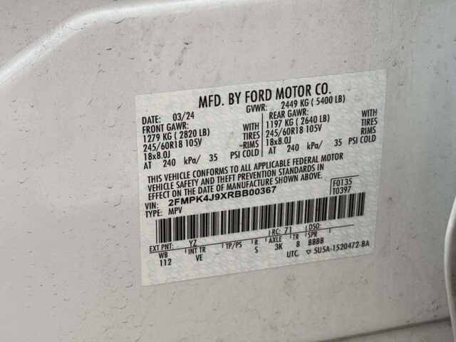 2024 Ford Edge in Winchester, VA 22602 - 18111387 8