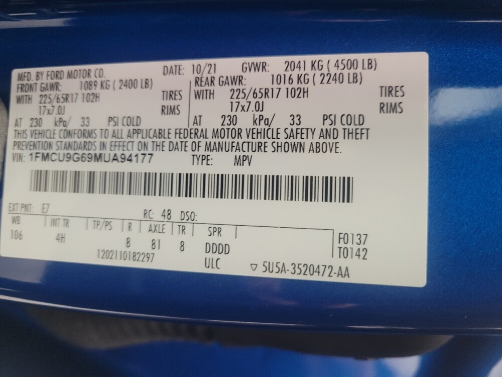 2021 Ford Escape in Madison, TN 37115 - 18111403 33