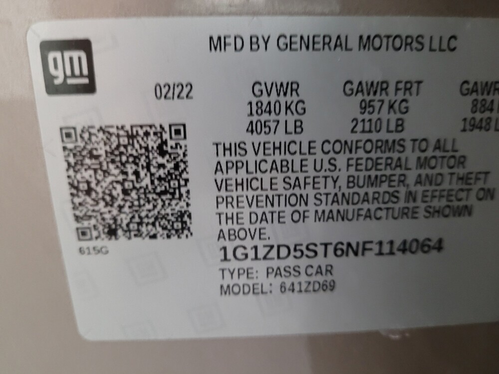 2022 Chevrolet Malibu in Montclair, CA 91763 - 18111408 33