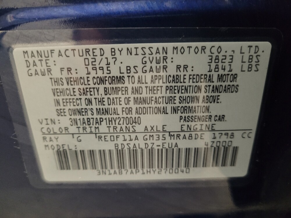 2017 Nissan Sentra in Riverside, CA 92504 - 18111409 33