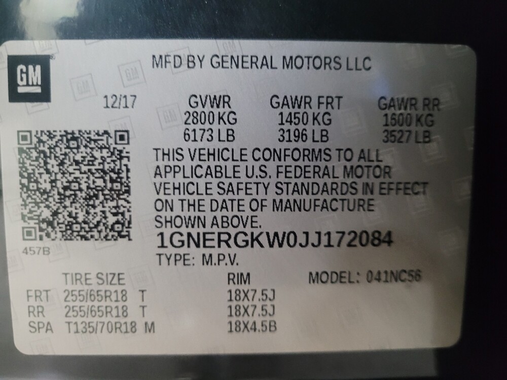 2018 Chevrolet Traverse in Chattanooga, TN 37421 - 18111417 33