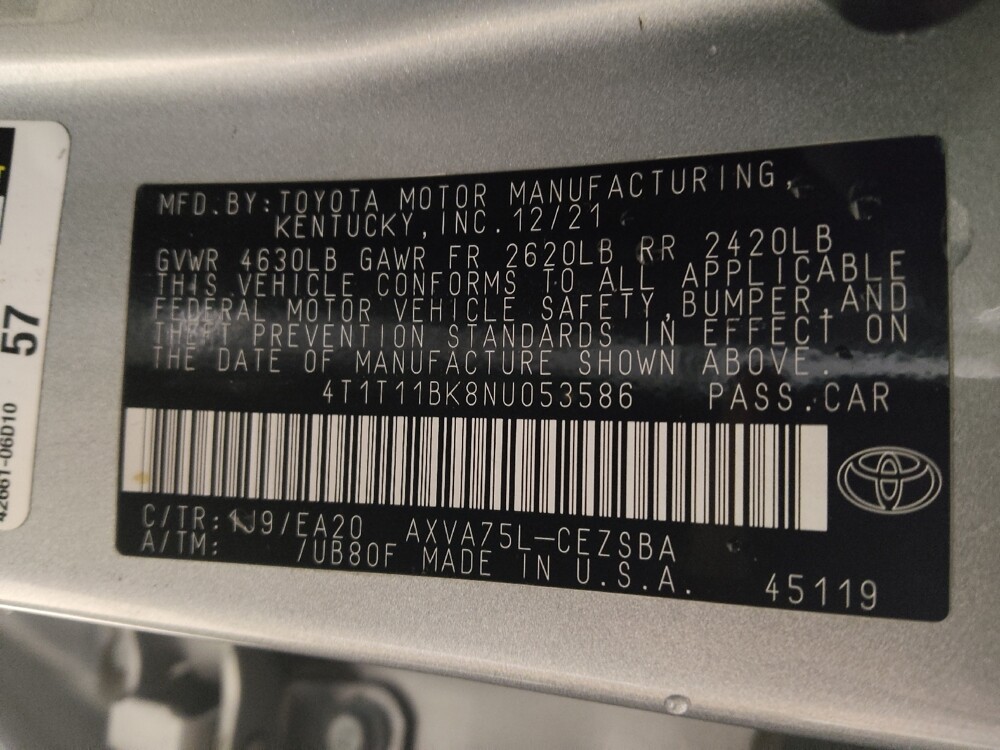 2022 Toyota Camry in Macon, GA 31210 - 18111430 33