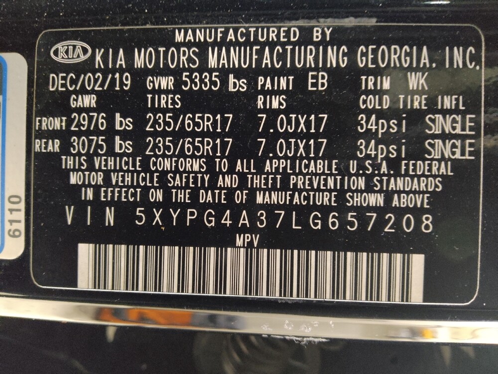 2020 Kia Sorento in Augusta, GA 30907 - 18111431 33