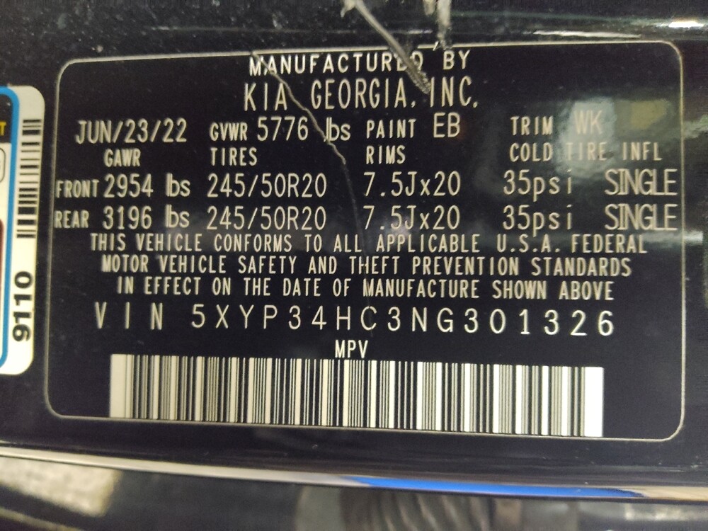 2022 Kia Telluride in Stone Mountain, GA 30083 - 18111433 33