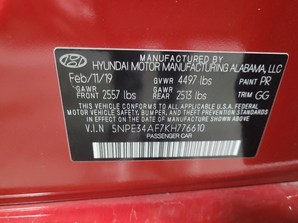 2019 Hyundai Sonata in Macon, GA 31210 - 18111440 33