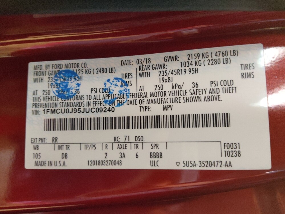 2018 Ford Escape in Glendale, AZ 85301 - 18111452 33