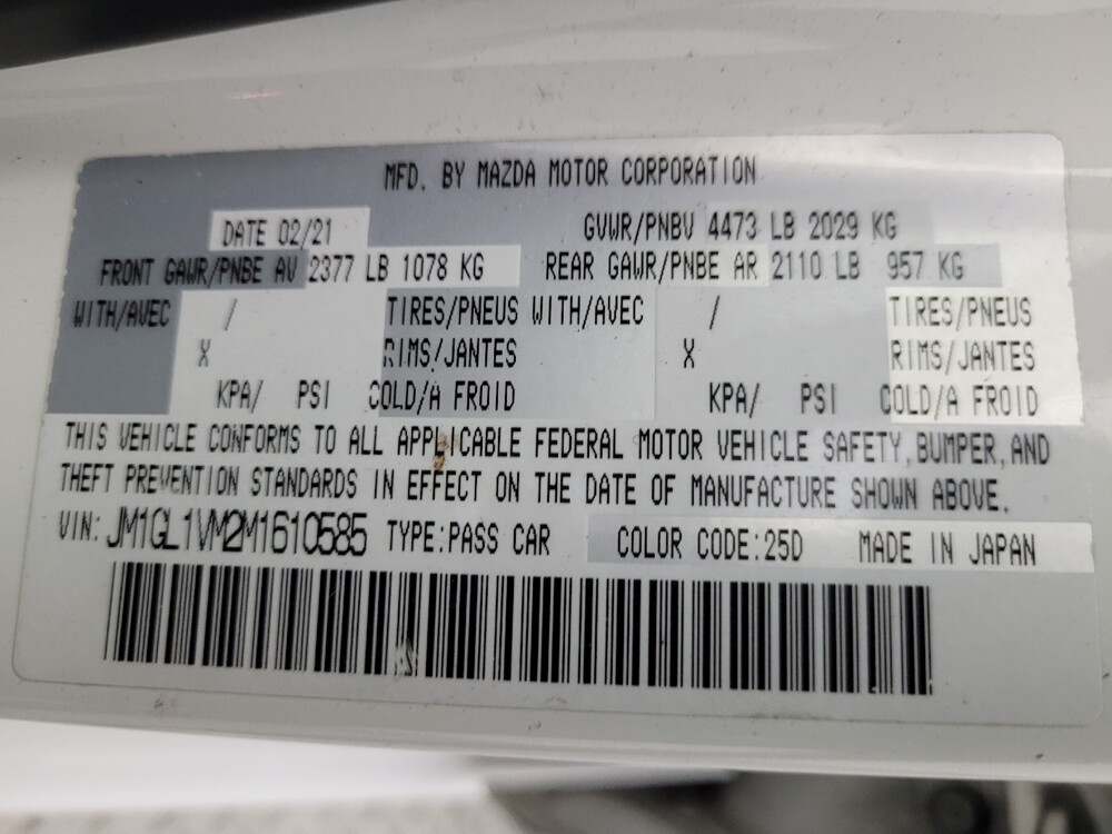 2021 MAZDA MAZDA6 in Phoenix, AZ 85022 - 18111454 33