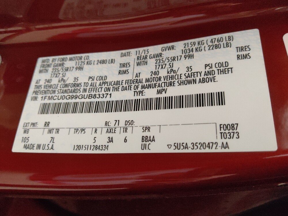 2016 Ford Escape in Phoenix, AZ 85022 - 18111457 33