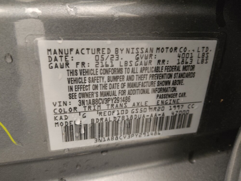 2023 Nissan Sentra in Charlotte, NC 28273 - 18111521 33