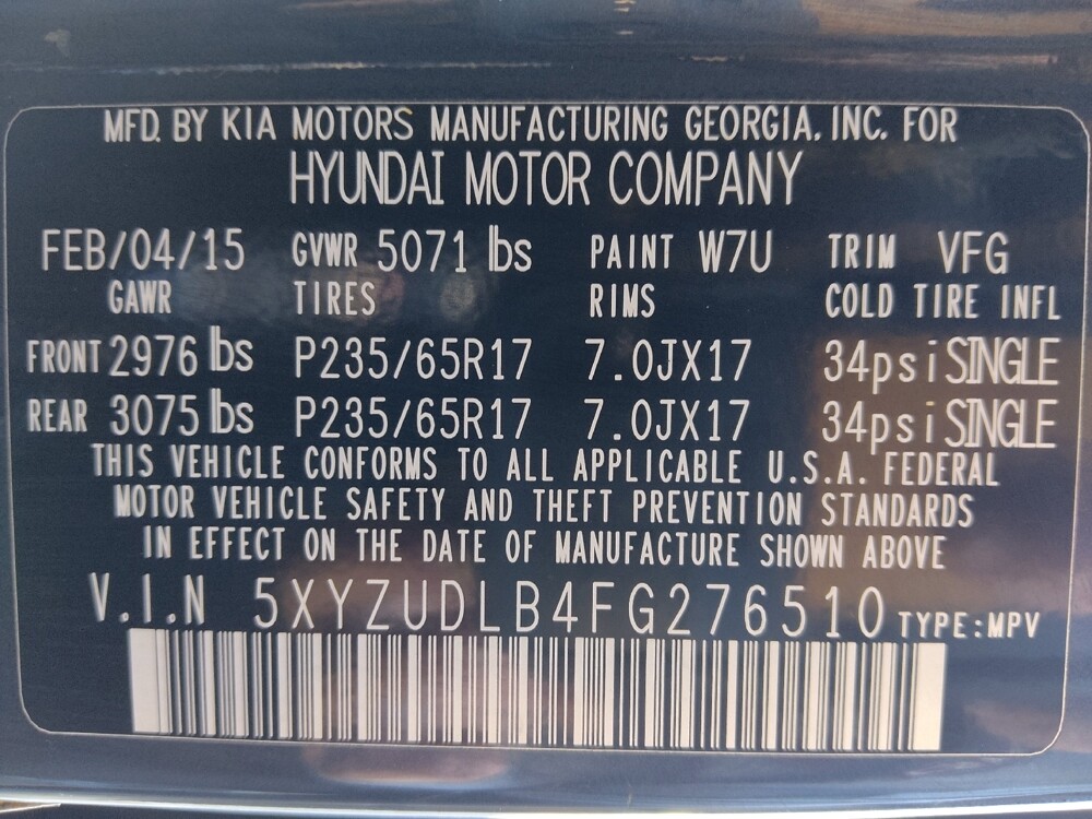 2015 Hyundai Santa Fe in San Antonio, TX 78238 - 18111553 33