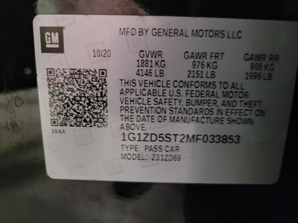 2021 Chevrolet Malibu in Pittsburgh, PA 15236 - 18111583 33