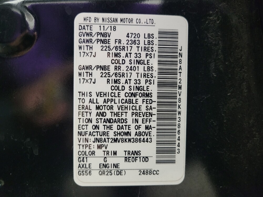 2019 Nissan Rogue in Eastpointe, MI 48021 - 18111615 33