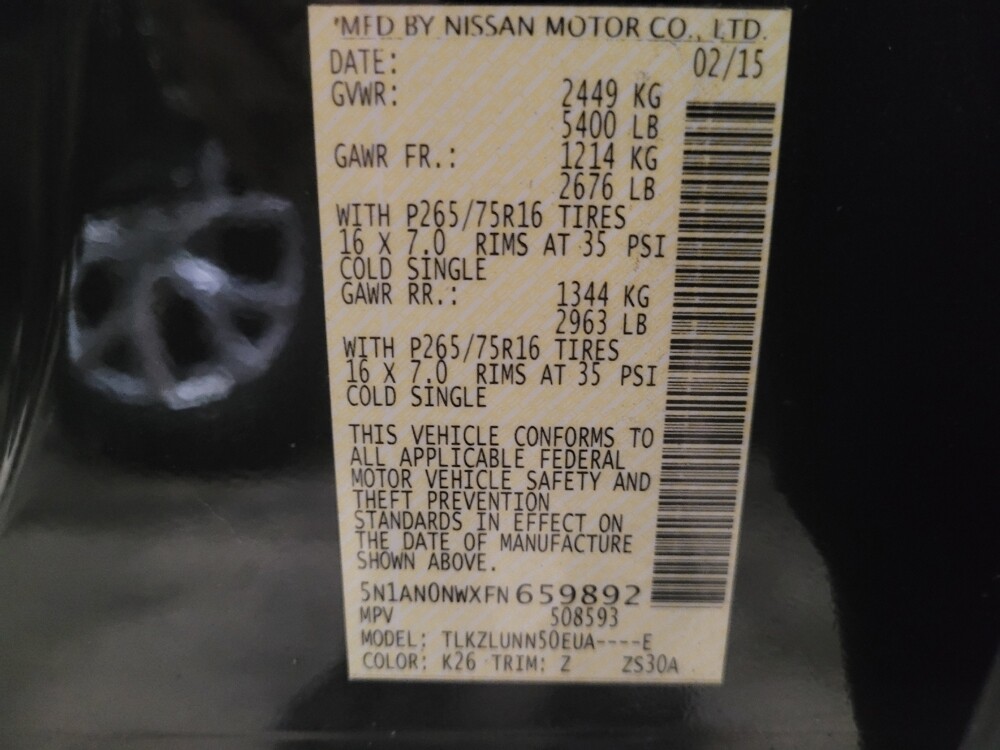 2015 Nissan Xterra in Chesapeake, VA 23320 - 18111626 33