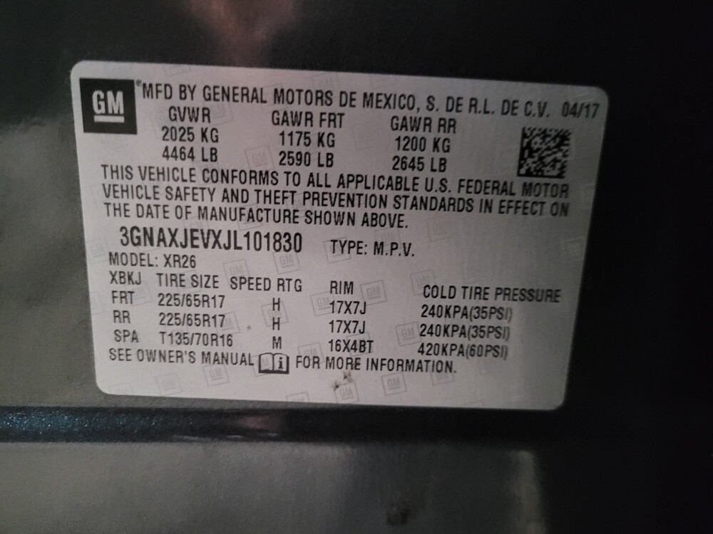 2018 Chevrolet Equinox in Williamstown, NJ 8094 - 18111629 33