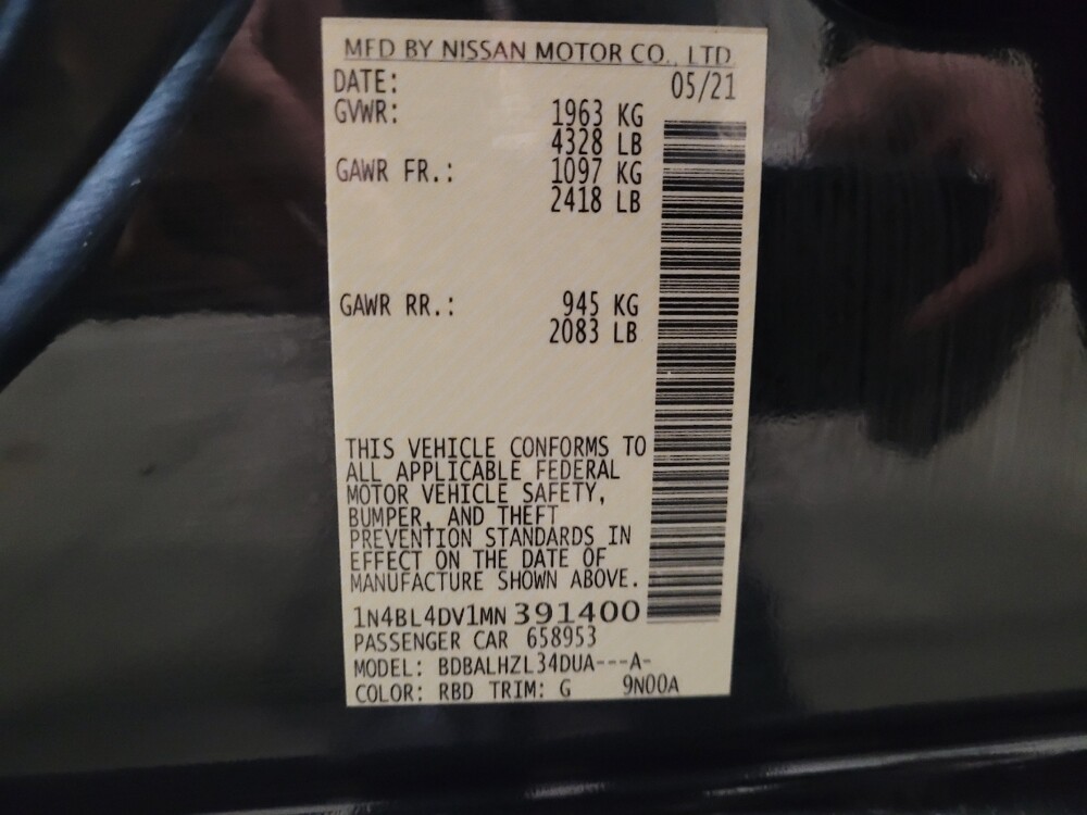 2021 Nissan Altima in Pittsburgh, PA 15237 - 18111637 33