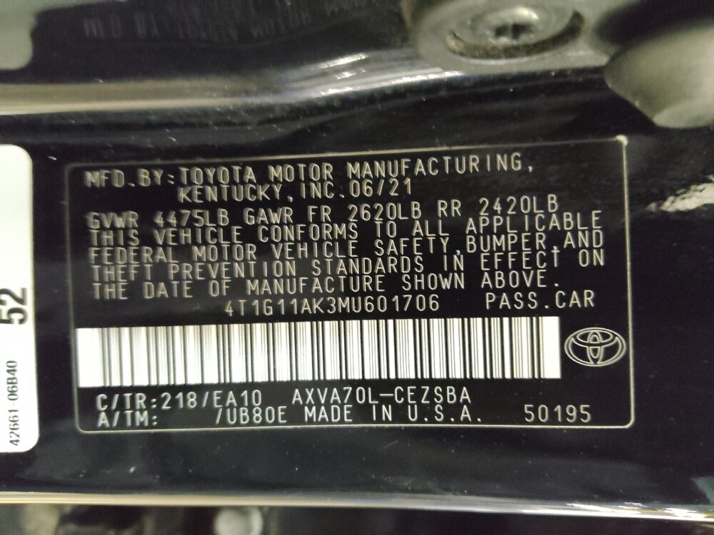 2021 Toyota Camry in Arlington, TX 76011 - 18111653 33