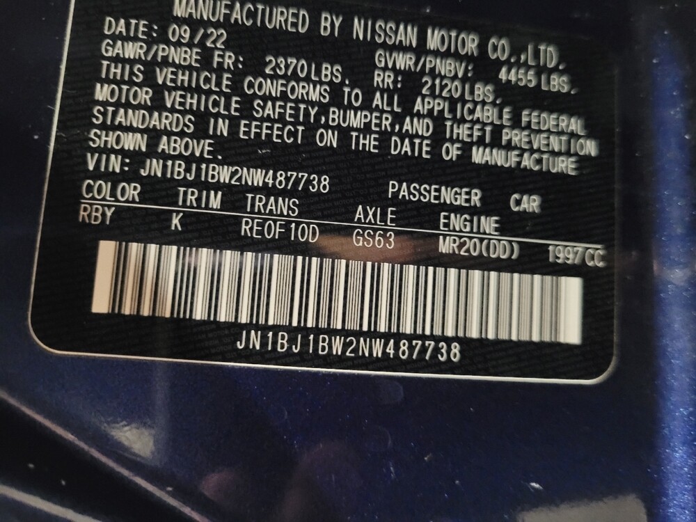 2022 Nissan Rogue Sport in New Castle, DE 19720 - 18111698 33