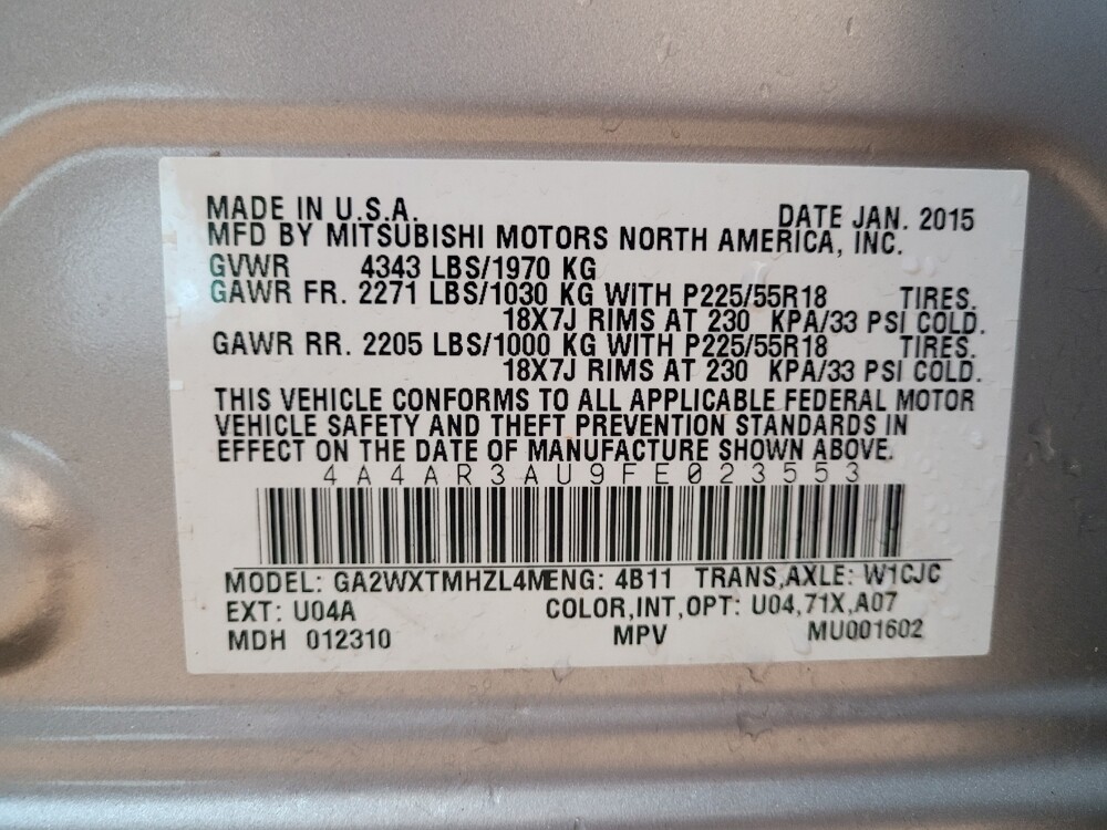 2015 Mitsubishi Outlander Sport in Greenville, SC 29607 - 18111756 33