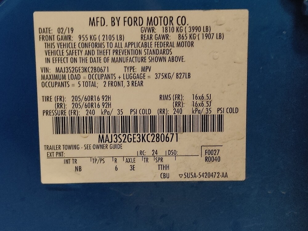 2019 Ford EcoSport in Greenville, SC 29607 - 18111764 33