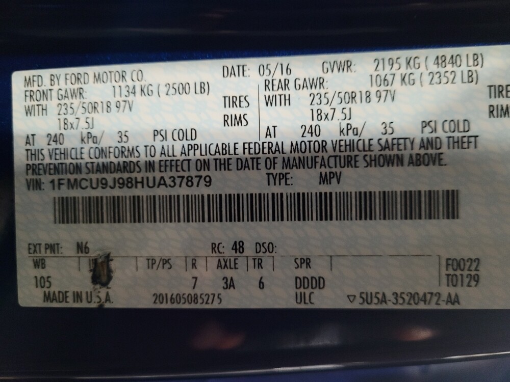 2017 Ford Escape in Glen Burnie, MD 21061 - 18111768 33