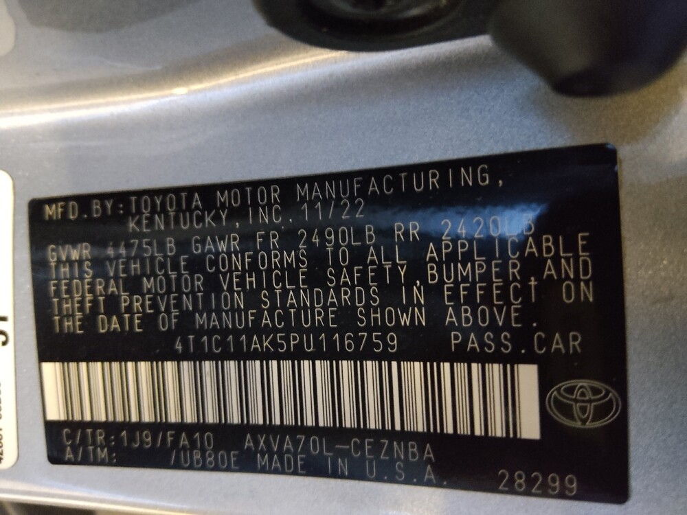 2023 Toyota Camry in Athens, GA 30606 - 18111784 33