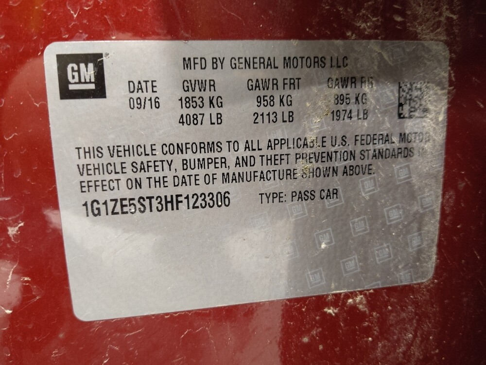 2017 Chevrolet Malibu in Columbus, OH 43231 - 18111800 33