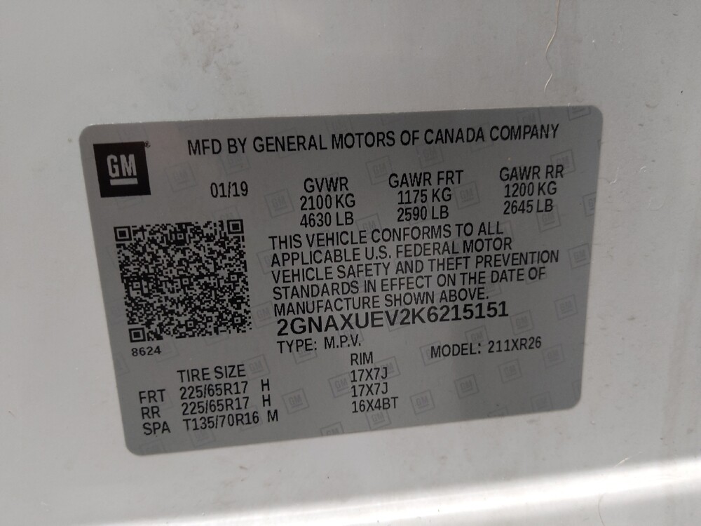 2019 Chevrolet Equinox in Columbus, OH 43231 - 18111802 33