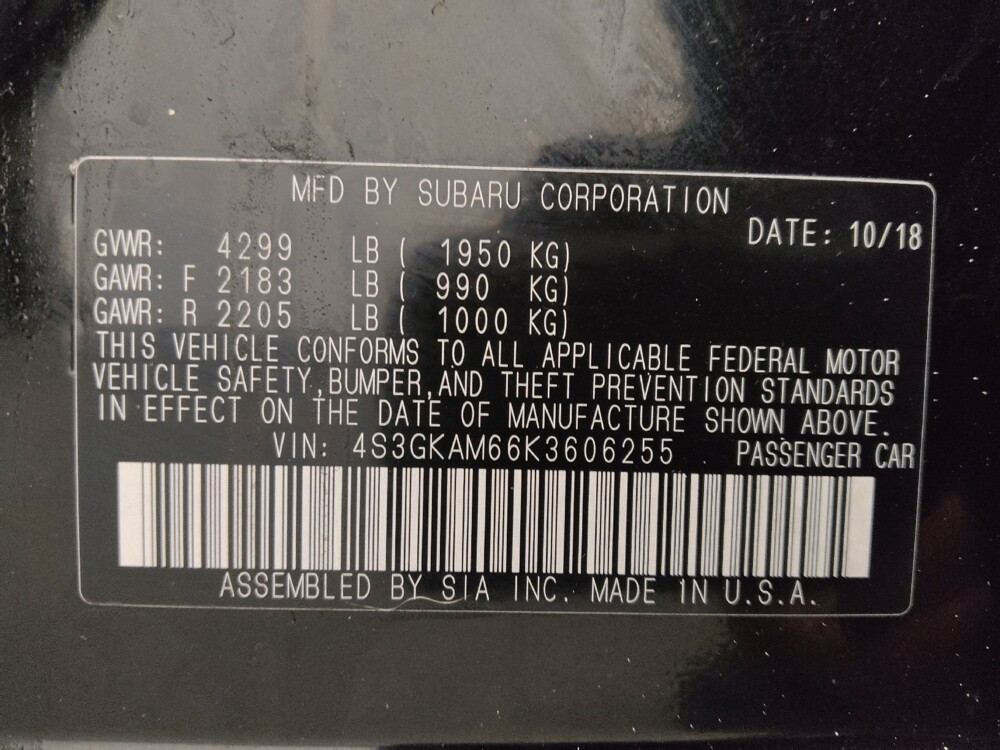 2019 Subaru Impreza in Lauderdale Lakes, FL 33313 - 18111803 33