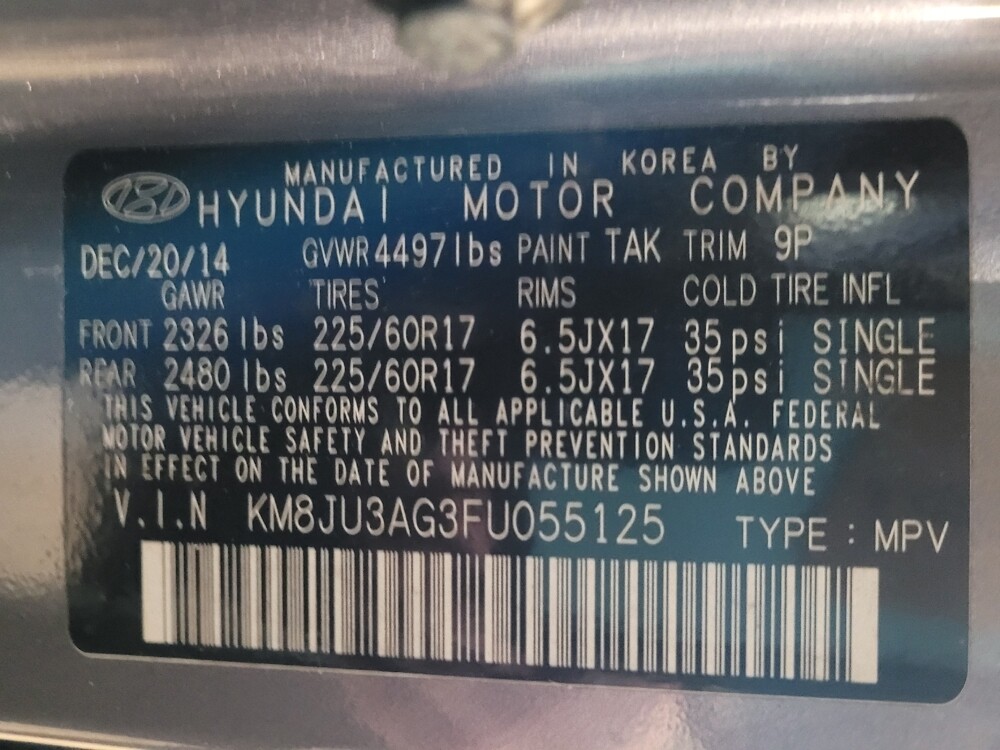 2015 Hyundai Tucson in Gainesville, FL 32609 - 18111830 33