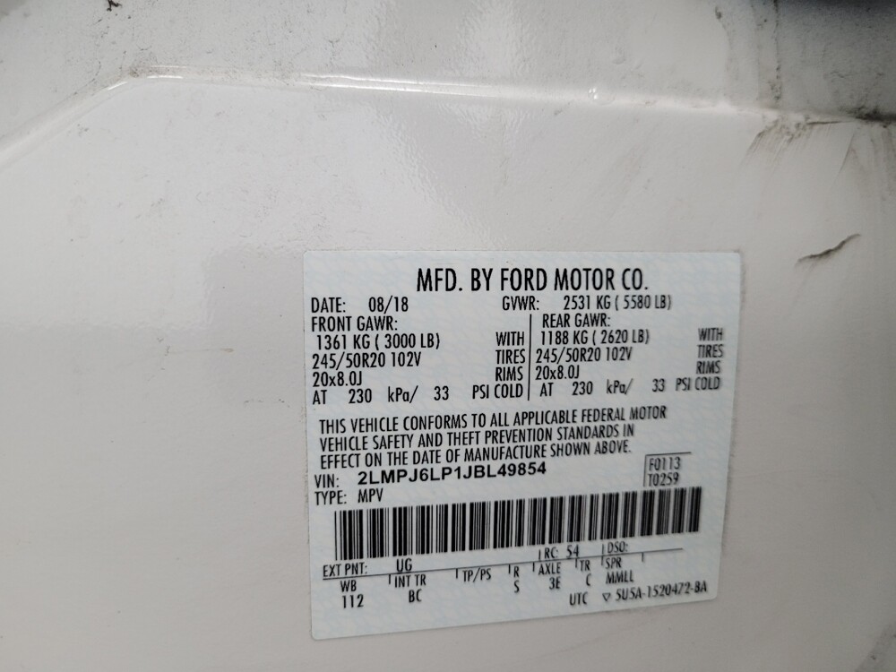 2018 Lincoln MKX in Las Vegas, NV 89102 - 18111837 33