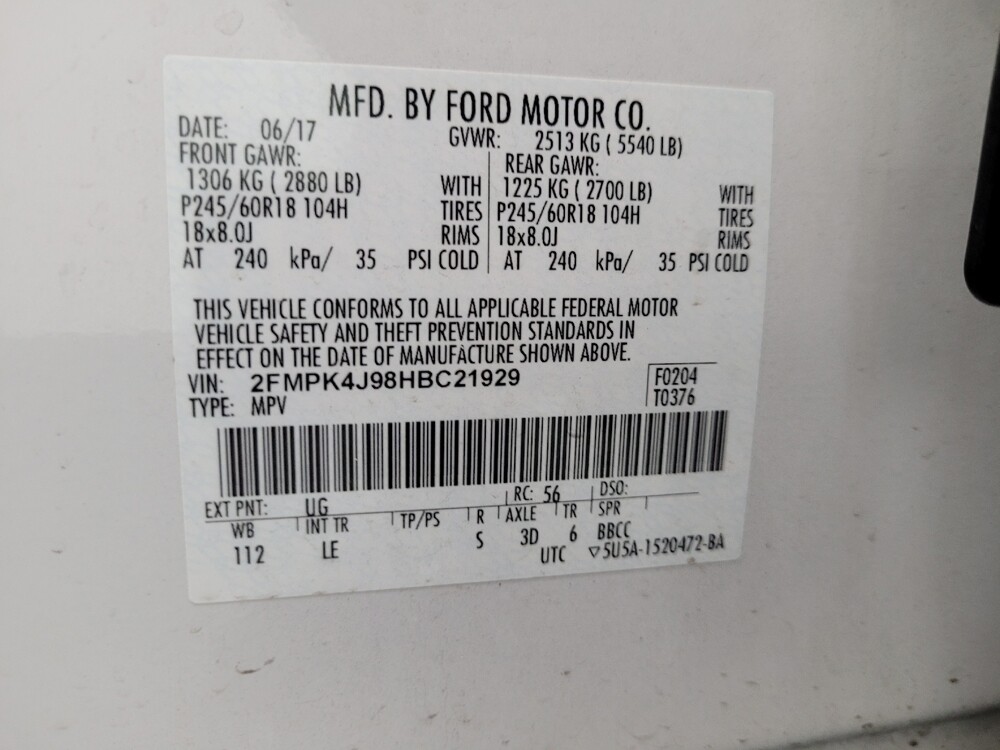 2017 Ford Edge in Las Vegas, NV 89102 - 18111841 33