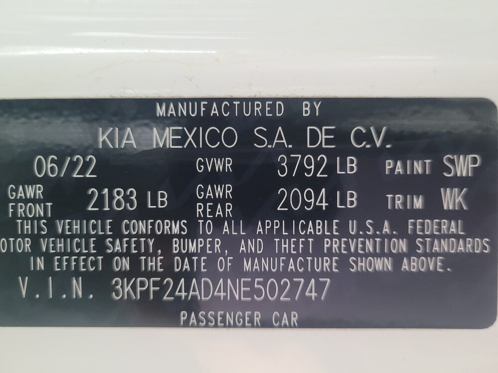 2022 Kia Forte in Augusta, GA 30907 - 18111875 33
