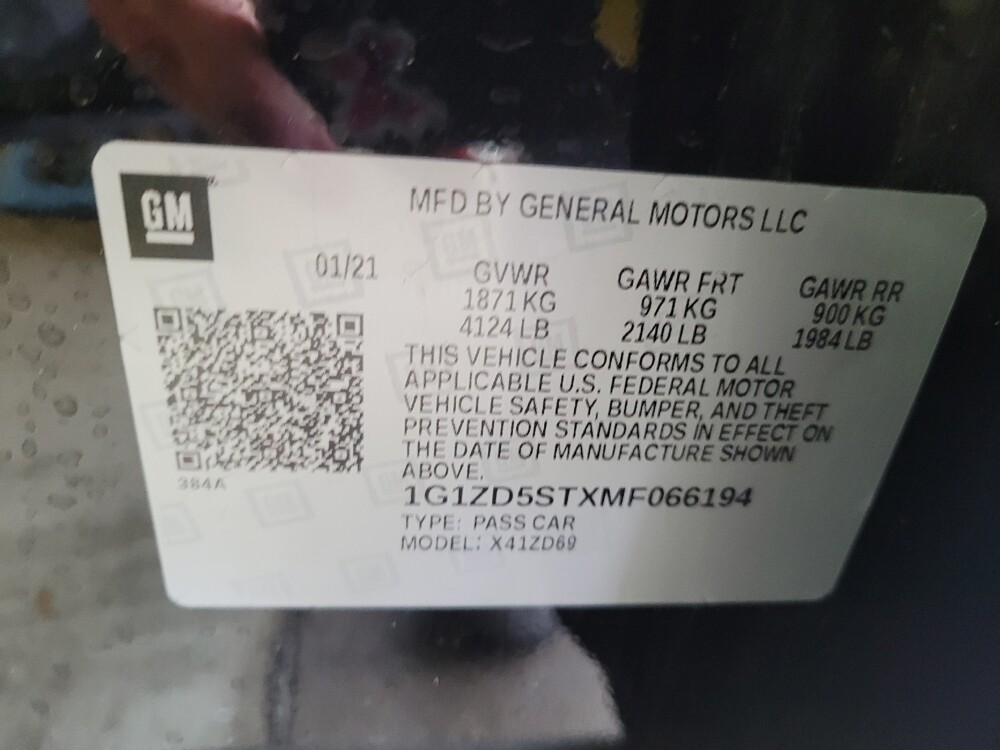 2021 Chevrolet Malibu in Maple Heights, OH 44137 - 18111884 33