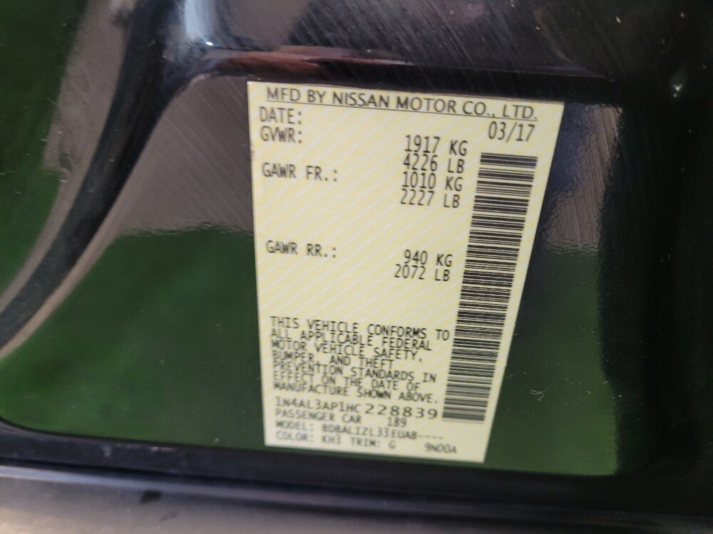 2017 Nissan Altima in Maple Heights, OH 44137 - 18111887 33