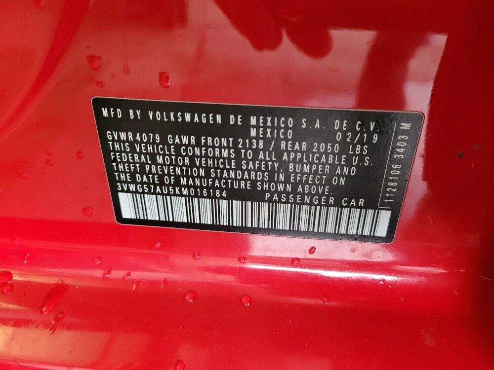 2019 Volkswagen Golf in Fairfield, OH 45014 - 18111889 33