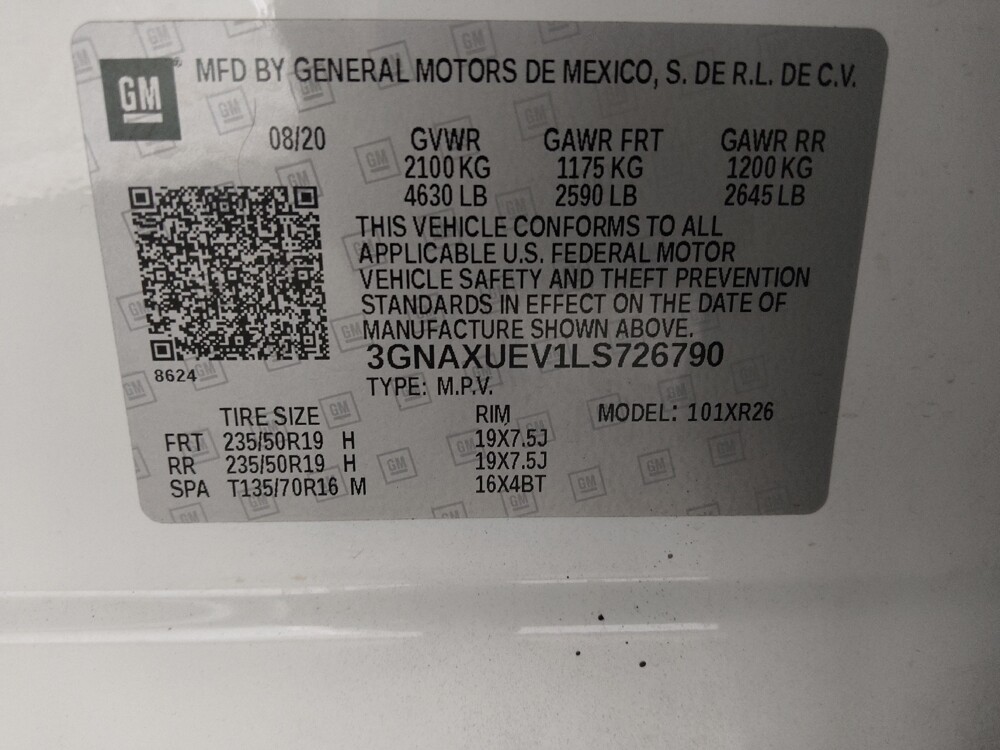 2020 Chevrolet Equinox in Stone Mountain, GA 30083 - 18111895 33