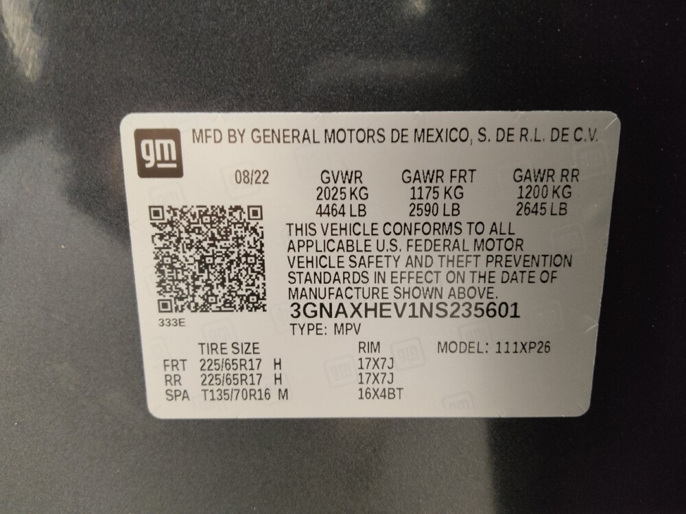 2022 Chevrolet Equinox in Colorado Springs, CO 80909 - 18111897 33