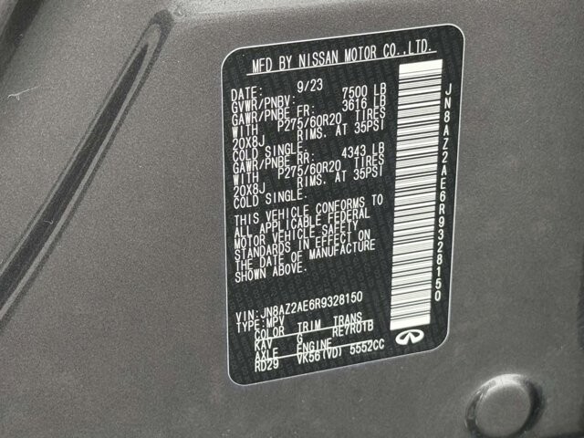 2024 INFINITI QX80 in Winchester, VA 22602 - 18111936 33