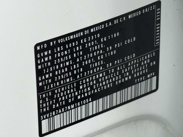 2022 Volkswagen Tiguan in Winchester, VA 22602 - 18111938 33