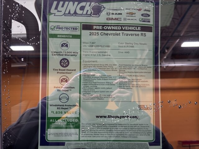 2025 Chevrolet Traverse in Burlington, WI 53105 - 18111951 43