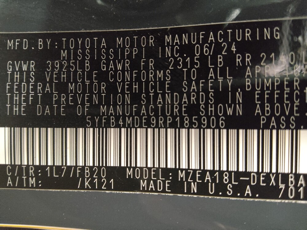 2024 Toyota Corolla in Jackson, MS 39211 - 18111989 33