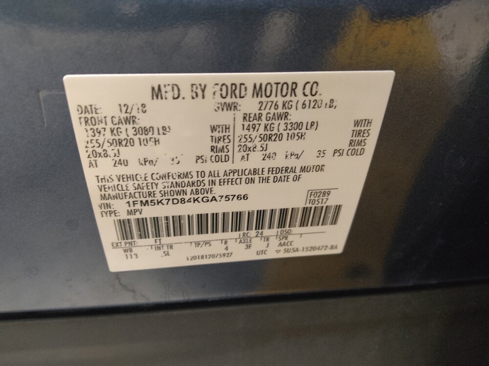 2019 Ford Explorer in Union City, GA 30291 - 18112007 33