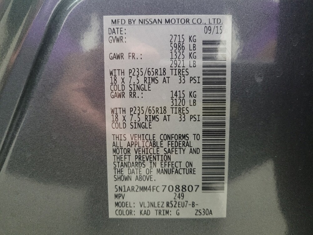 2015 Nissan Pathfinder in Taylor, MI 48180 - 18112077 33