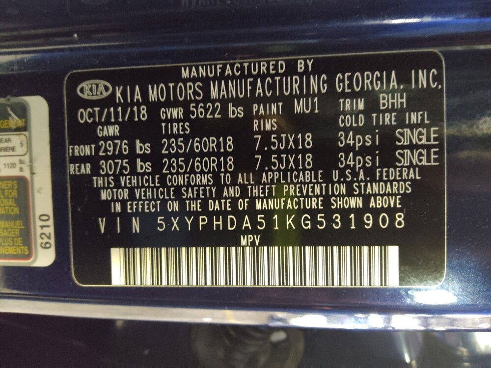 2019 Kia Sorento in Fort Myers, FL 33907 - 18112102 33