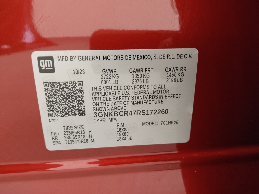 2024 Chevrolet Blazer in St. Louis, MO 63136 - 18112113 33